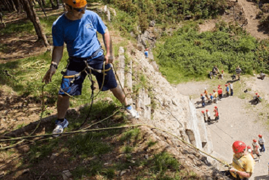 Abseiling at Carlingford Adventure Centre