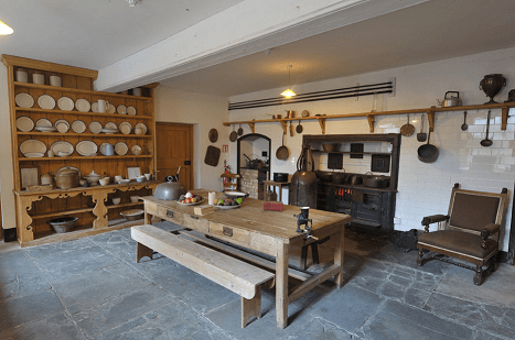 The 18th century kitchen at Ardgillan Castle