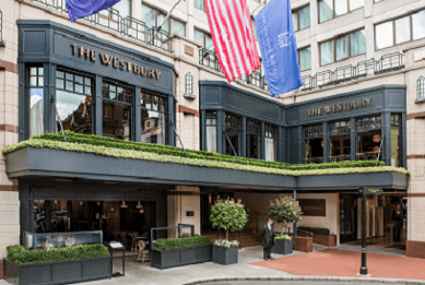 The 5-Star Westbury Hotel, located just off Graton Street